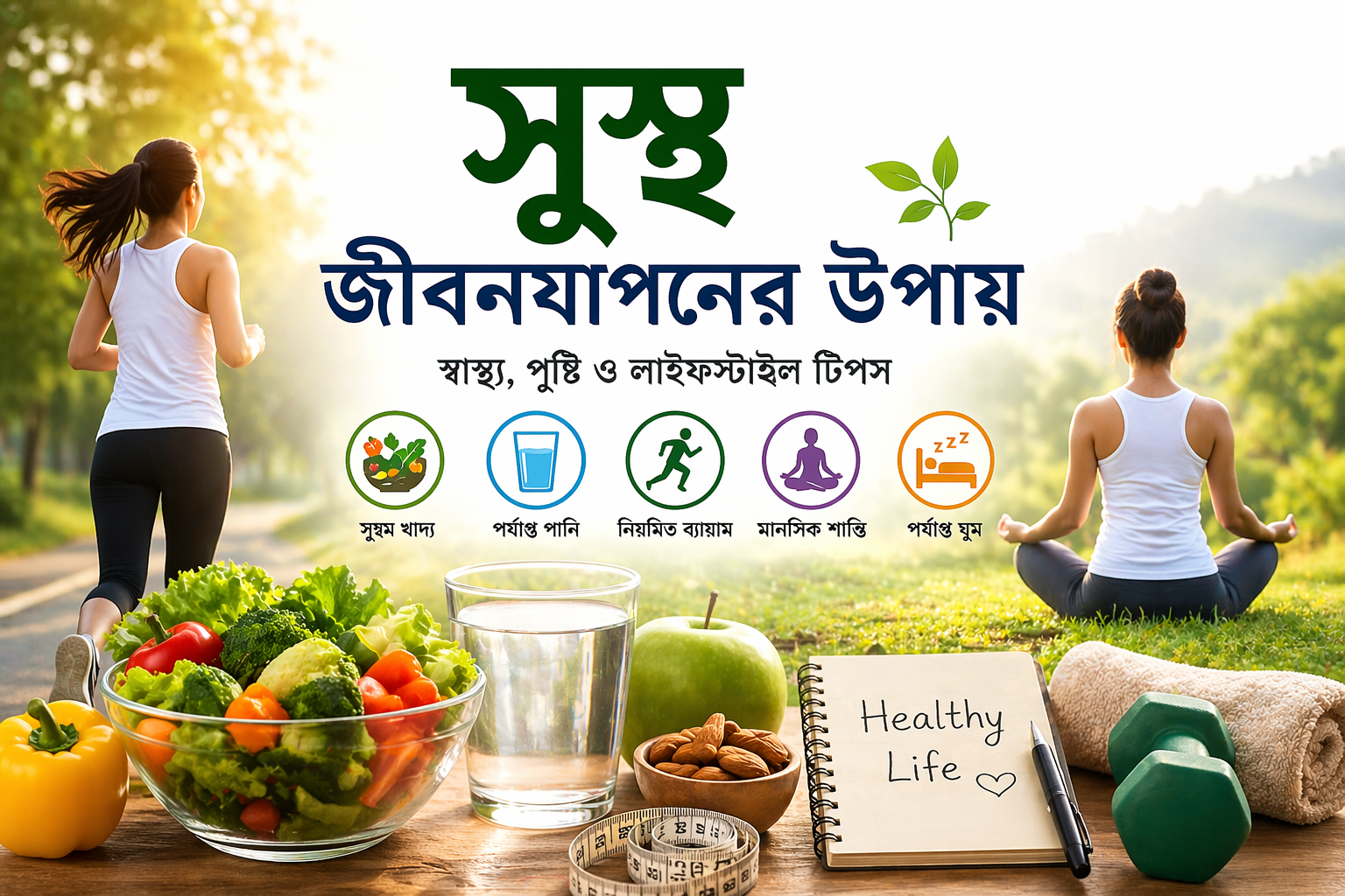 🌱সুস্থ জীবনযাপনের উপায়