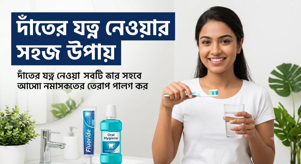 দাঁতের যত্ন নেওয়ার সহজ উপায়
