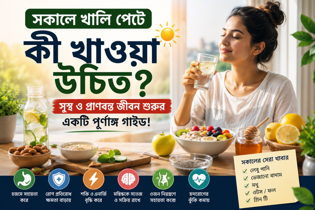 সকালে খালি পেটে কী খাওয়া উচিত — Modern Wellness Bd